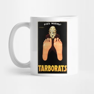 TARBORATS Pies Nuevos! New Foot Cream Vintage Advertising Art by Achille Mauzan Mug